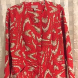 Chico’s top, lovely, size 1 (8/10) EUC